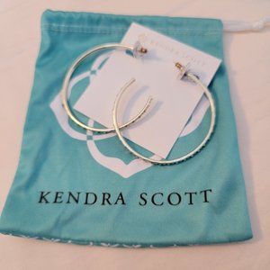 Kendra Scott Val Hoop Earrings - Gold NWT